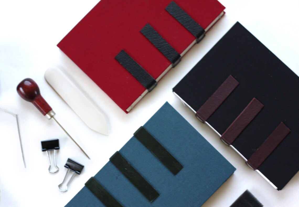 Bookbinding Kit Complete French Link Stitch Bookbinding Kit Etsy