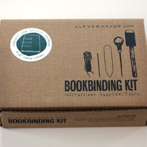 Bookbinding Kit Complete French link stitch bookbinding kit image 5
