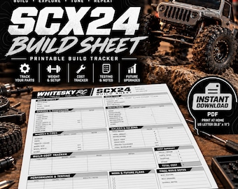 SCX24 Build Sheet