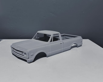 Scx24 (155wb) 1972 Chevy K20 scale body