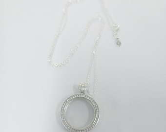 pandora sparkling floating locket