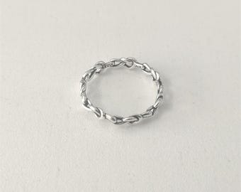 Pandora Knotted Heart Ring
