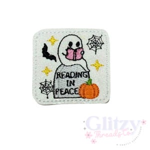 Lettura in pace Ghost Vinyl Feltie - Feltie non tagliati - Feltie per le vacanze