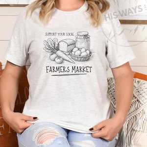 Steun je lokale boerenmarkt Comfortabel Bella canvas T-shirt