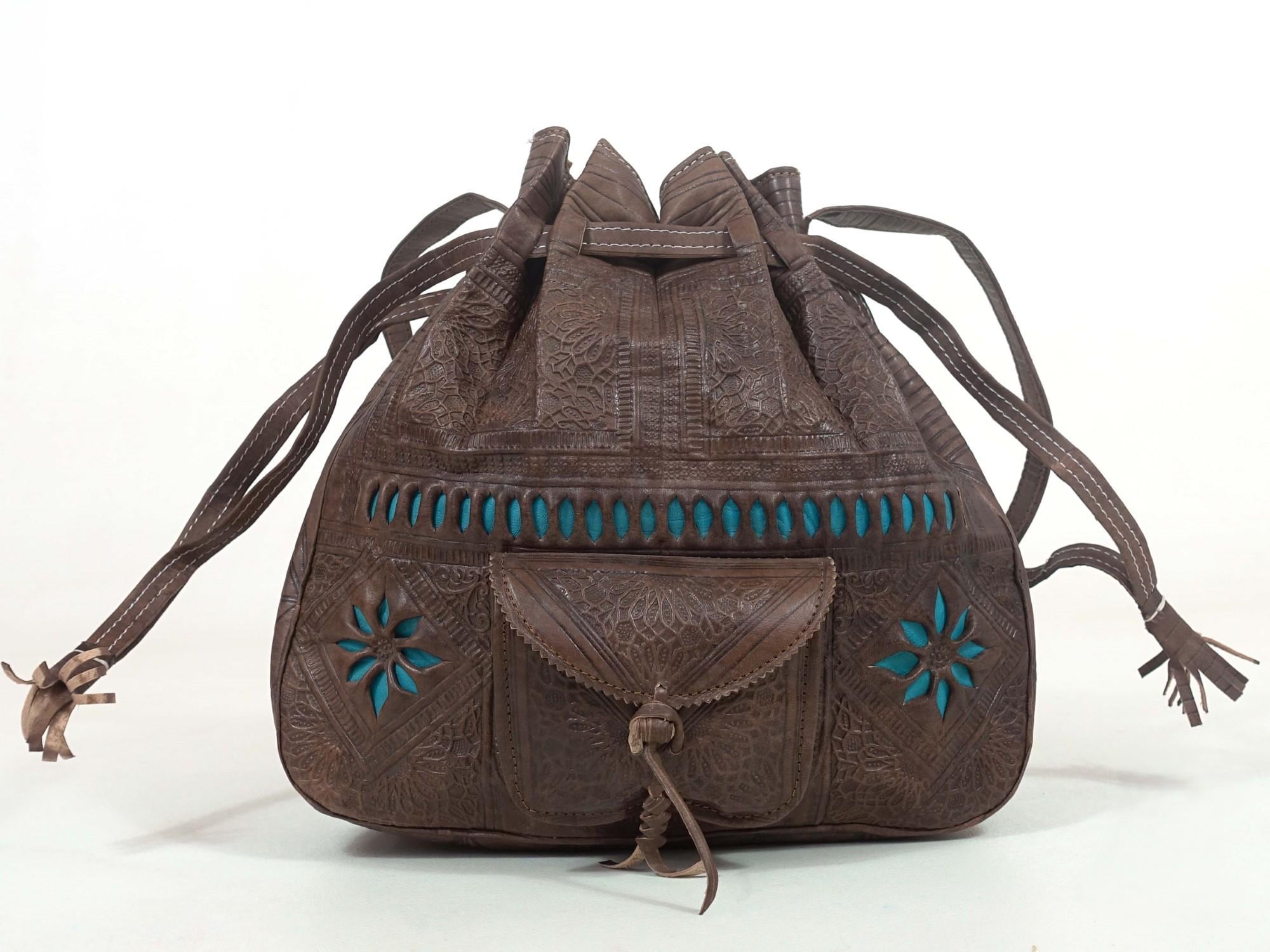 Womens Leather Backpack Purse Turquoise - Etsy