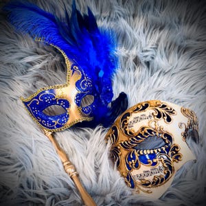 Black Men or Women Masquerade Masks , Men&#39;s Venetian Eye Masks, Women Wedding Party Mask with Stick or Elastic Band For Mardi Gras