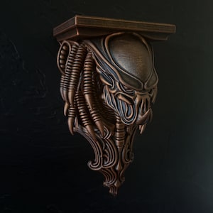 Predator Wall Art, Handmade 3D Printed Fan Replica, Predator Figurine, Props and Cosplay, Home and Office Decor