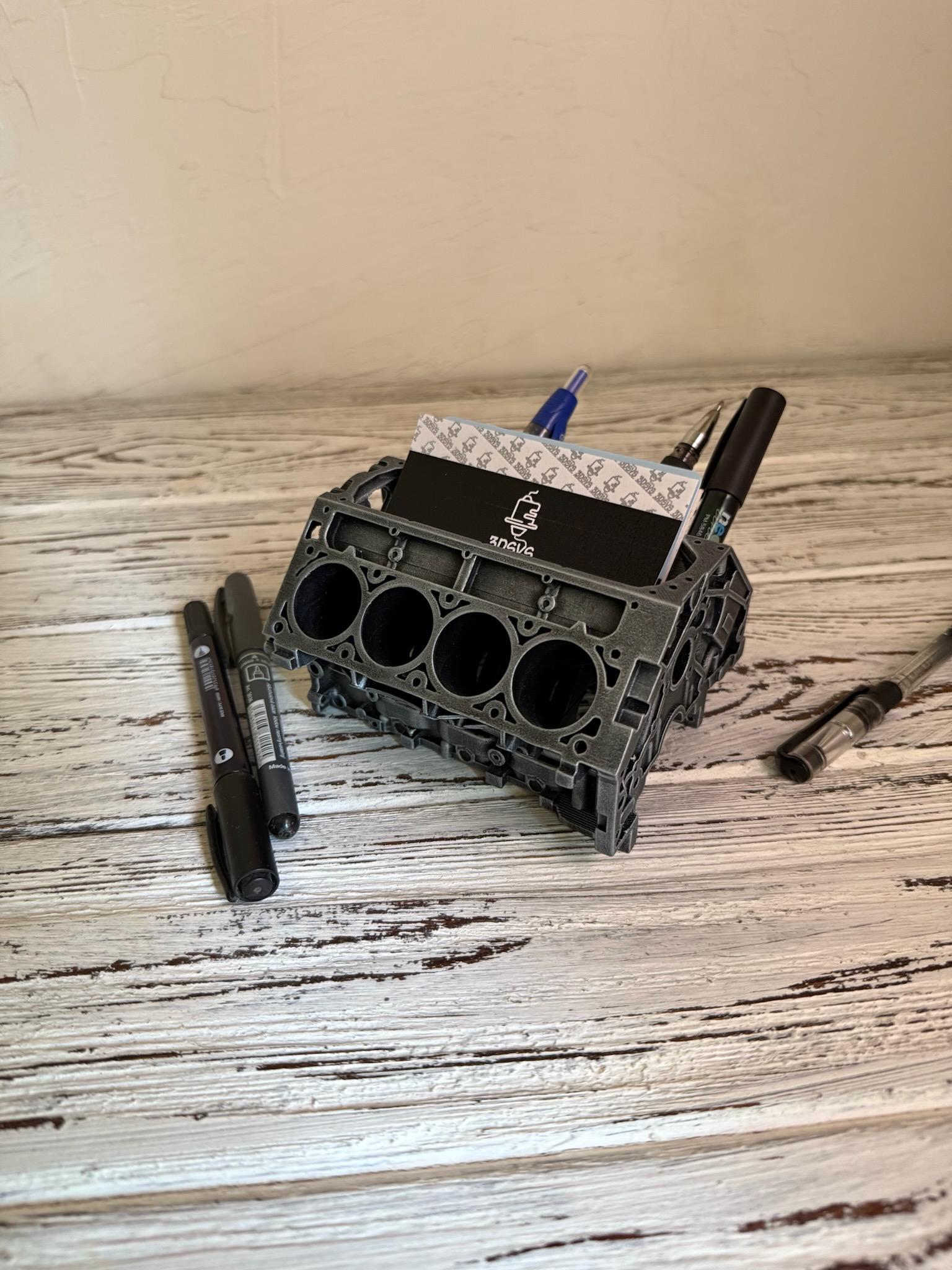 Desk Engine Engine Block Desk Organizer, V8 Engine Pen Holder, Car Lover Gift, Auto ...
