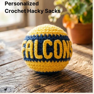 Personlig Hacky Sack, Anpassad namngiven fotbollsväska, Handgjord sparkväska, Lag- och skolbeställningar, Anpassningsbar present