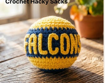 Personalized Hacky Sack, Custom Name Footbag, Handmade Kick Bag, Team & School Bulk Orders, Customizable Gift