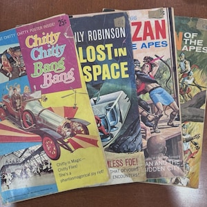 Gold Key Comics Bundle Set 4 Issues, Good Condition Some With Writing
