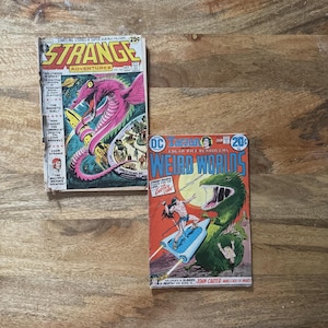Strange Adventures Comic #232 And Tarzan weird worlds Comic #2