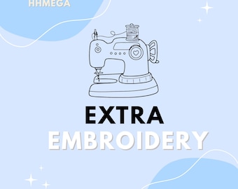 Add on sleeve, extra embrodiery