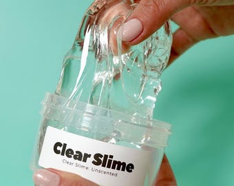 Clear Slime for Parties Slime Shop ASMR DIY Unscented Stress Relief Toy Sensory Party Favors for Adults Birthday Gift for Kids