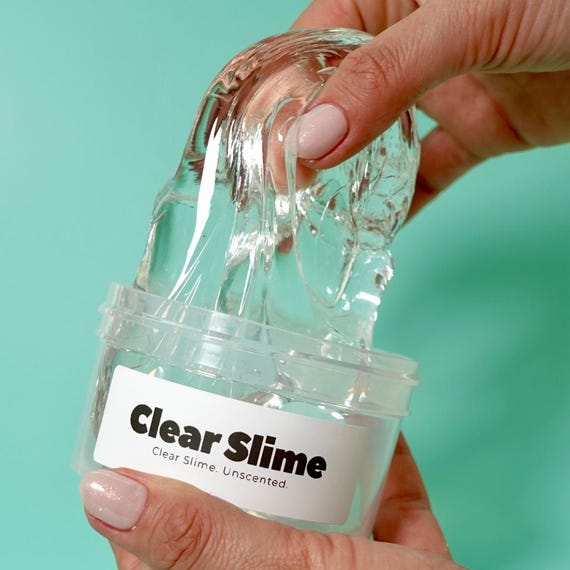 Clear Slime for Parties Slime Shop ASMR DIY Unscented Stress Relief Toy Sensory Party Favors for Adults Birthday Gift for Kids