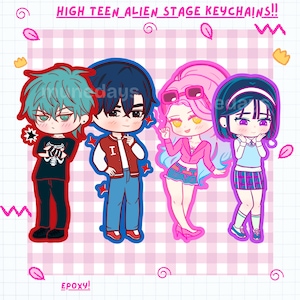 alien stage keychain
