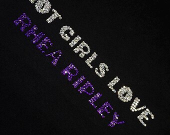 Custom “Hot Girls Love” Pro Wrestling Inspired Tees