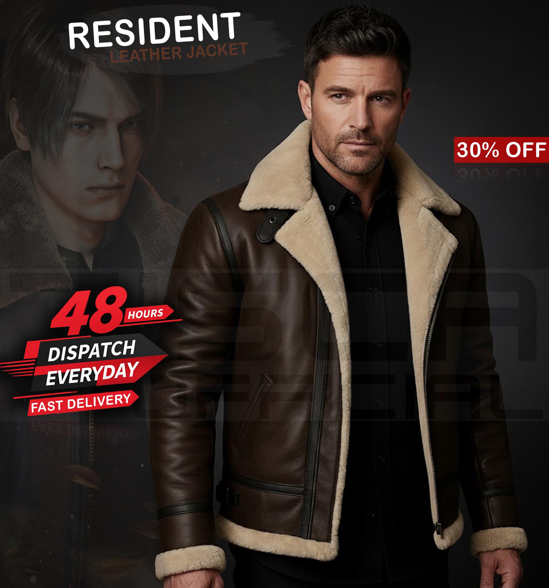 Leon kennedy leather jacket - Etsy 日本