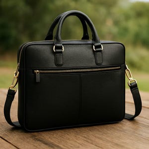 Leather Laptop Bag | Handmade Genuine Leather Messenger Bag for Men & Women | Business Work Briefcase | Office Shoulder Bag Gift