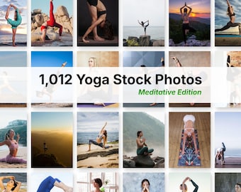 Yoga Stock Photos Images Pack Meditation Mindfulness Wellness for Coaches, Content Creators Instagram YouTube