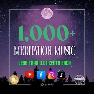 1000+ Lizenzfreie Meditation Musik Titel: Yoga, Schlaf, Entspannung (NUR 0,01 Cent pro Musikstück)