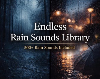 Rain Sounds for Deep Sleep & Calm | 500+ Royalty Free Rain Audio Library