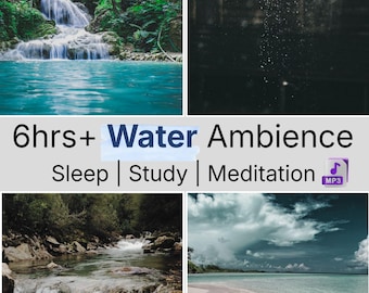 Water Meditative Music Bundle Sleep Study Relaxation Audio Pack for Yoga Podcast YouTube