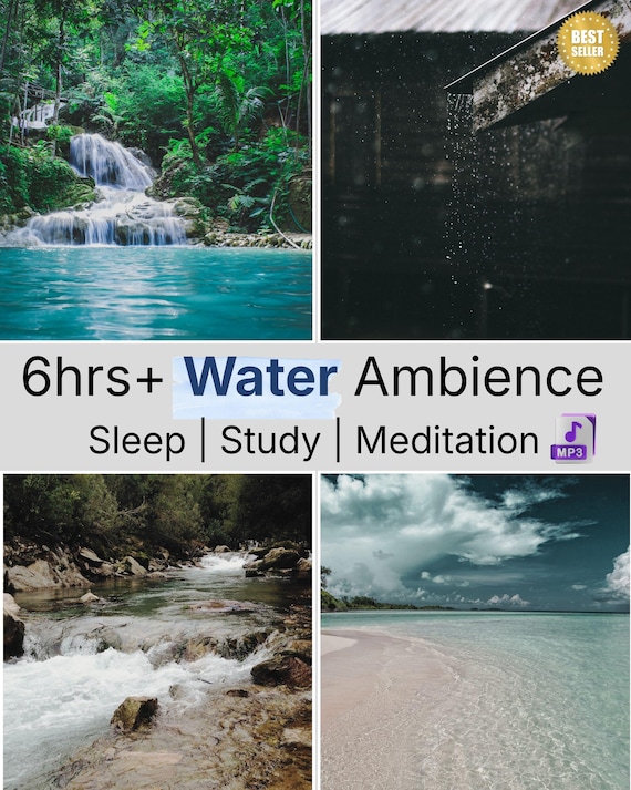 Water Meditative Music Bundle Sleep Study Relaxation Audio Pack for Yoga Podcast YouTube
