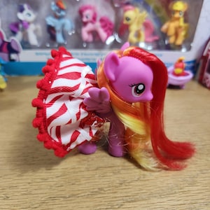 my little pony pink dress My Little Pony Pinkie Pie Halloween Costume Child MD 8-10, Dress, Headband, Hair