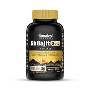 Pflanzliches Himalaya starkes Shilajit Gold 60 Kapseln Ergänzung für Männer Wellness VitalitätImmunität Booster