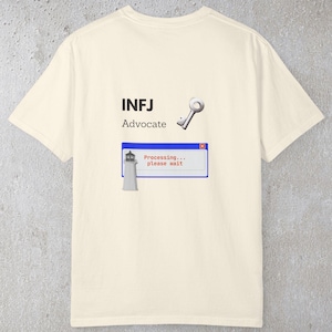 INFJ Personality Tee: Unisex Garment-Dyed MBTI Shirt