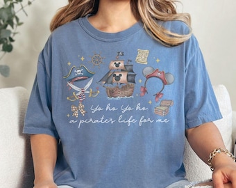 Coquette Bow Yo Ho Yo Ho A Pirate's Life For Me T-shirt, Disney Pirates Shirt, Disney Cruise Pirate Night Shirt, Pirates of The Caribbean