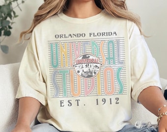 Retro Disney Universal Studios Shirt, Universal Studios 2026 Trip Shirt, Universal Orlando Shirt, Disneyworld Shirt, Disney Family Shirts