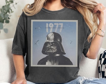 Star Wars Darth Vader's Version 1977, Star Wars Face Shirt, Galaxy's Edge Shirt, Family Vacation Gift, Star Wars Galactic Tour Poster Shirt