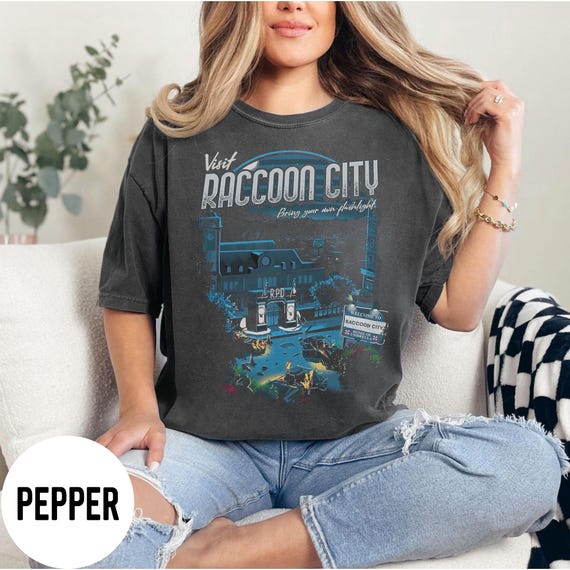 Vintage Visit Raccoon City Comfort Colors Shirt, Resident Evil Shirt, Welcome To Raccoon City Shirt, Leon Kennedy Shirt, Family Trip 2026