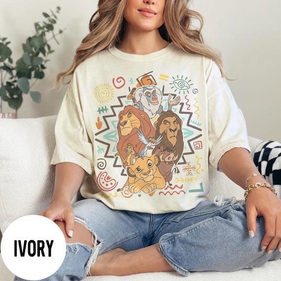 Retro 90s Disney Animal Kingdom Lion King Shirt, Timon Pumbaa Hakuna Matata Matching Tee, Kid Toddler Gift Shirt, Disneyland Family Trip Tee