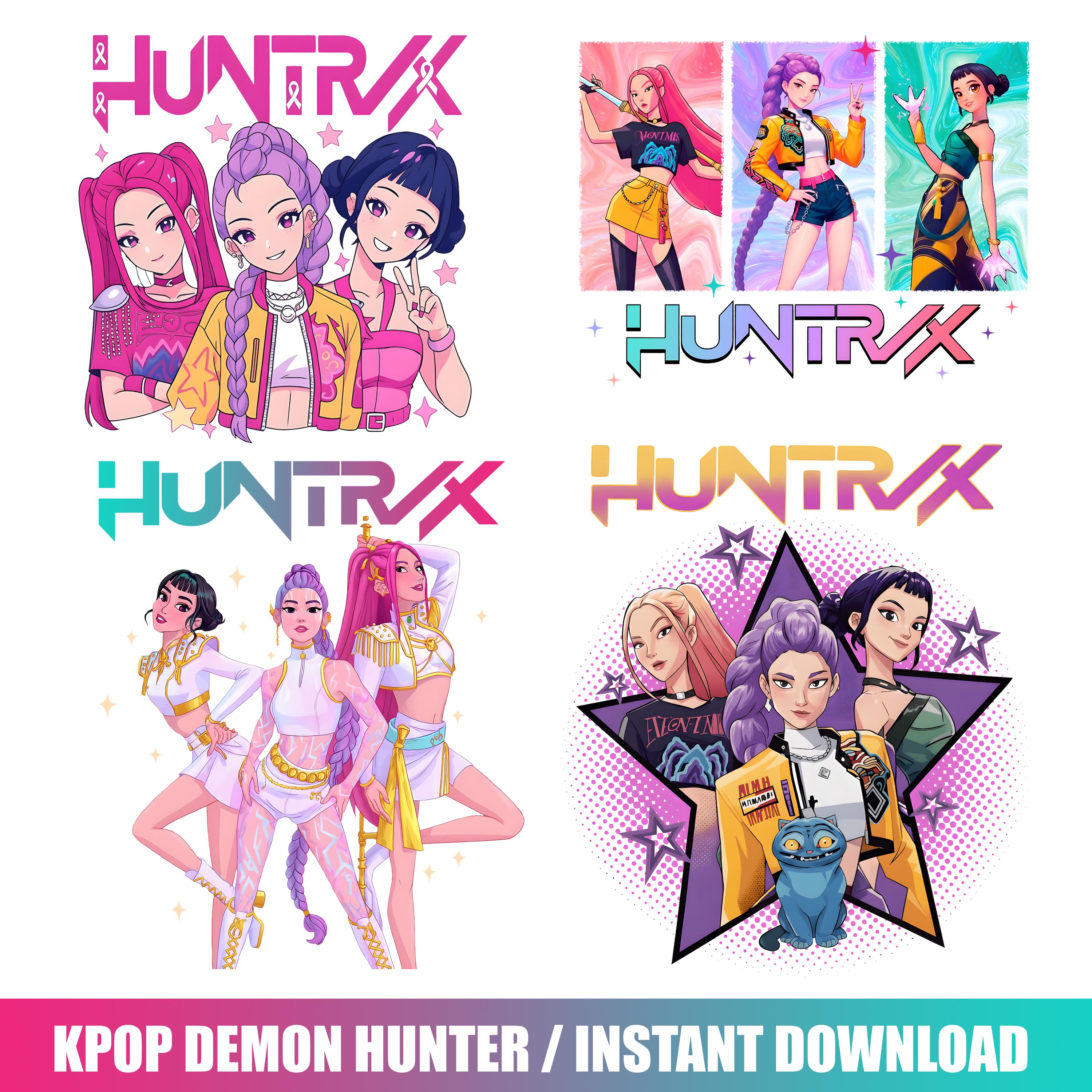 Buy Kpop Huntrix Png Bundle, Demon Hunters Png, Saja Girls Png, Derpy ...