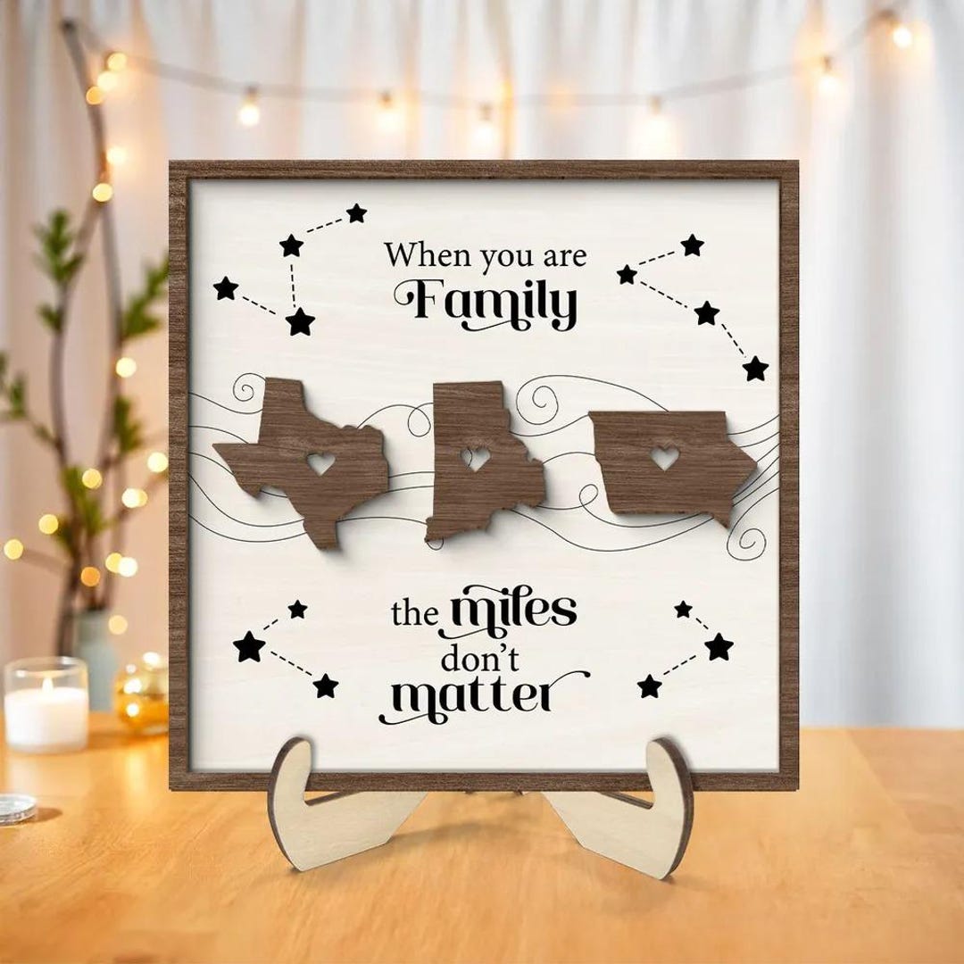 Long Distance Siblings Long Distance Family Friends Siblings Sisters Besties Plaque ...