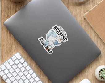 Niedliche Buchliebhaber Aufkleber | Lustiges Leseaufkleber-Pack | Bücherwurm Sticker für Laptop, Journal, Kindle & Scrapbook