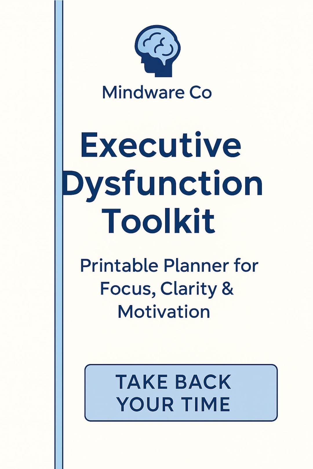Executive Dysfunction Toolkit for ADHD – Printable Planner for Focus ...