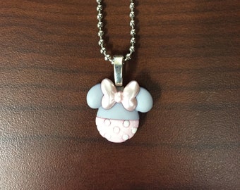 Minnie Mouse Inspired Necklace