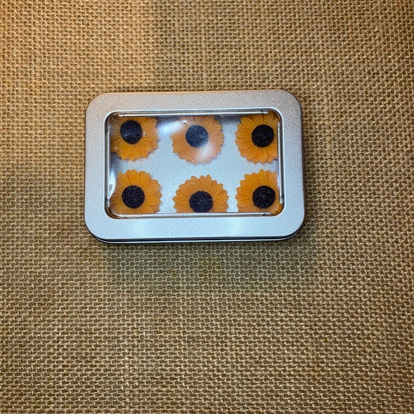 Set of 6 Sunflower Magnets