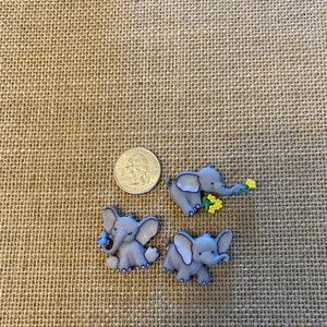 Set 3 Elephant Magnets