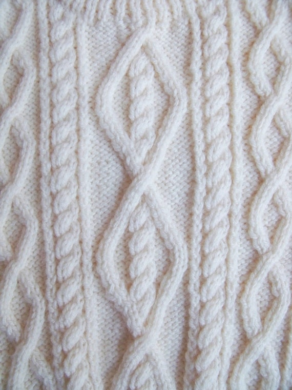 cable knit fisherman sweater