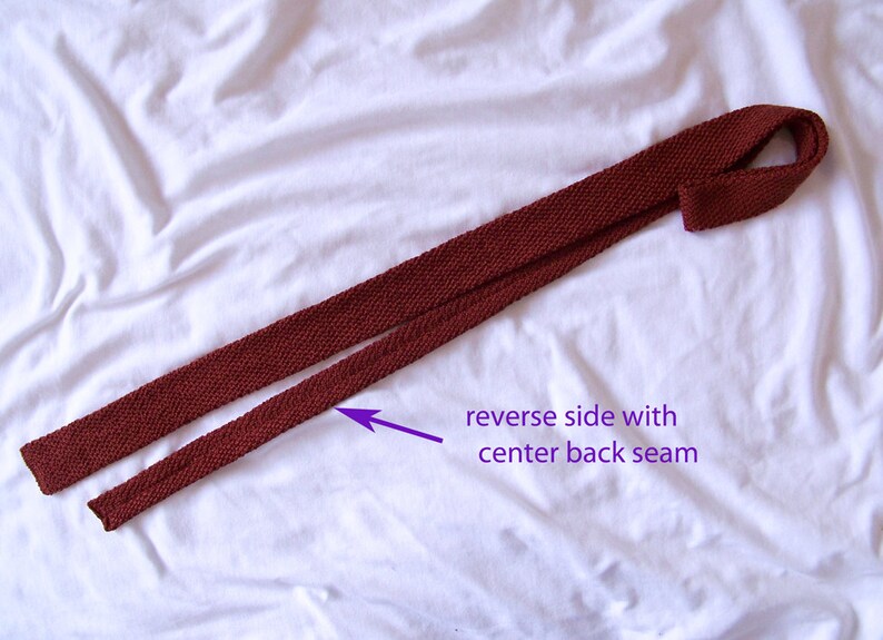 Knit Silk Tie Red Knitted Necktie Hand Knit Necktie Brown Etsy