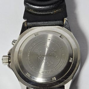 Freestyle Hammerhead Men Diver Night Vision Silver Tone Quartz Watch New Battery image 5