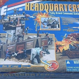 Cuartel General de GI Joe 2001 Estación de mando totalmente armada ARAH 95% completa LEER TRU