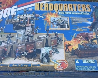 GI Joe Headquarters 2001 Fully Armed Command Station ARAH 95