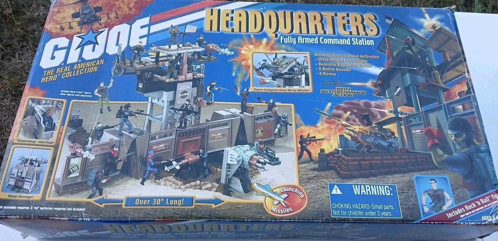 GI Joe Headquarters 2001 Fully Armed Command Station ARAH 95