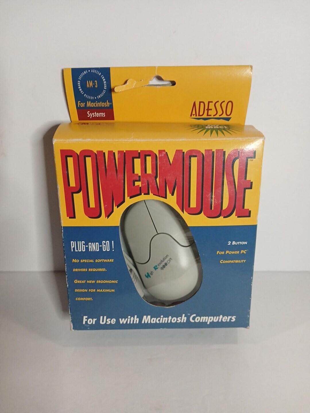 Rare Vintage Adesso Powermouse for Older Mac / Macintosh NOS - Etsy